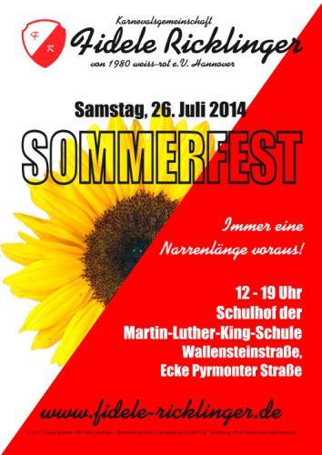 Fidele Ricklinger Sommerfest 2014