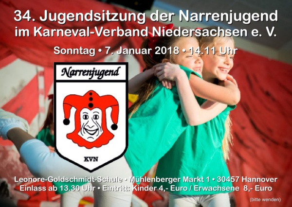 Niedersachsens Narrenjugend feiert in Hannover