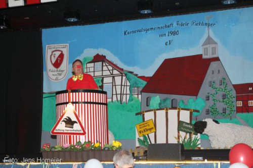 Hans-Karl "Leo" Leonhardt in der Bütt