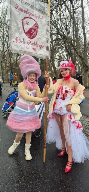 Die Fidelen beim Karnevalsumzug in Hannover