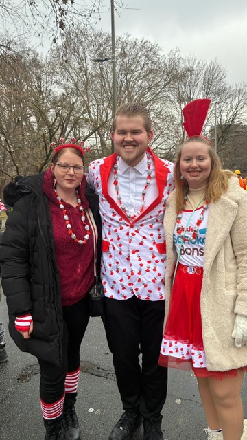Die Fidelen beim Karnevalsumzug in Hannover